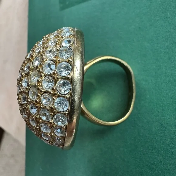 Kate Spade Rhinestone Dome Cocktail Ring - Picture 10 of 12